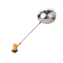 Válvula de bola flotante de latón accionada, válvula de bola flotante de latón J5007, latón / bola de pvc